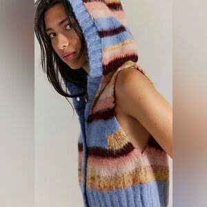 NWT! FP Free People Rosetta Knit Vest Sz XS & Small